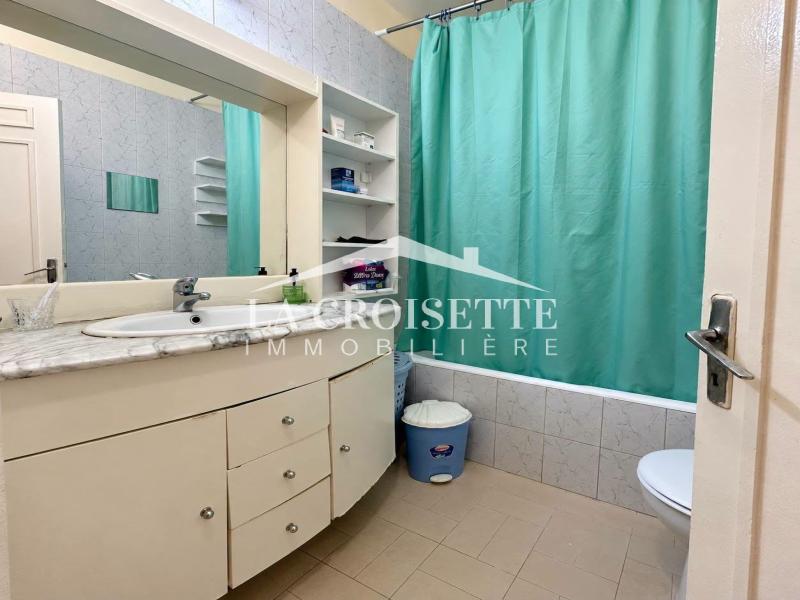 Appartement meublé S+2 avec jardin à La Marsa